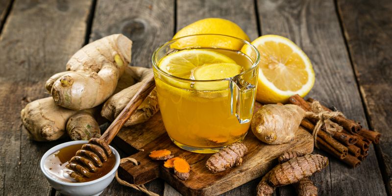 Trị sẹo rỗ bằng tinh bột nghệ và chanh