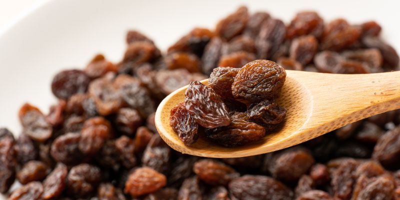 Thành phần dinh dưỡng trong nho khô