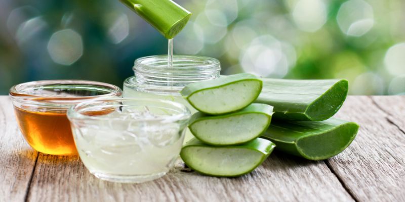 Trị nám da vùng cổ bằng nha đam