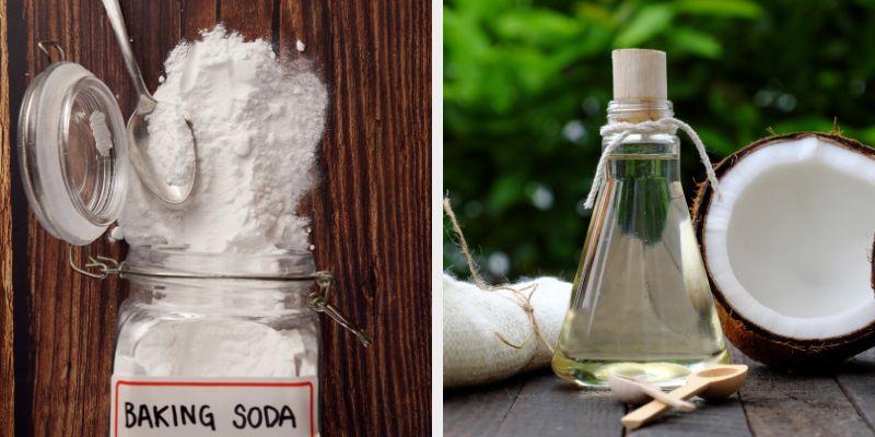 Công thức trị nám da, tàn nhang với baking soda và dầu dừa